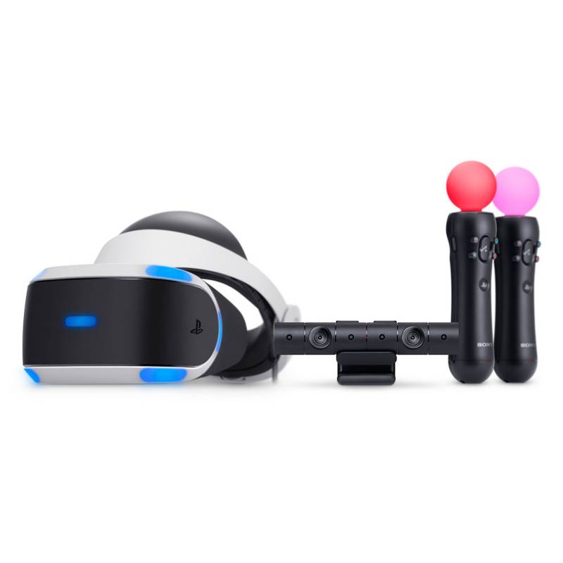 SONY - VR PS4 + Cámara + 2 Moves Worlds Bundle