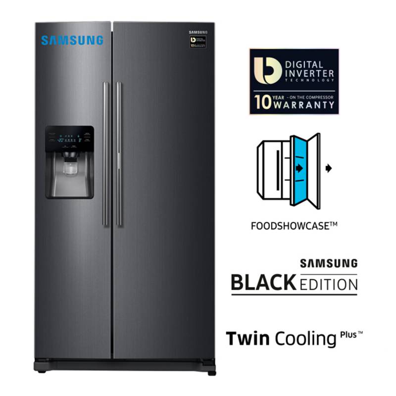 SAMSUNG - Refrigerador Side by Side Samsung RH25H5613SG 639 Lt Silver