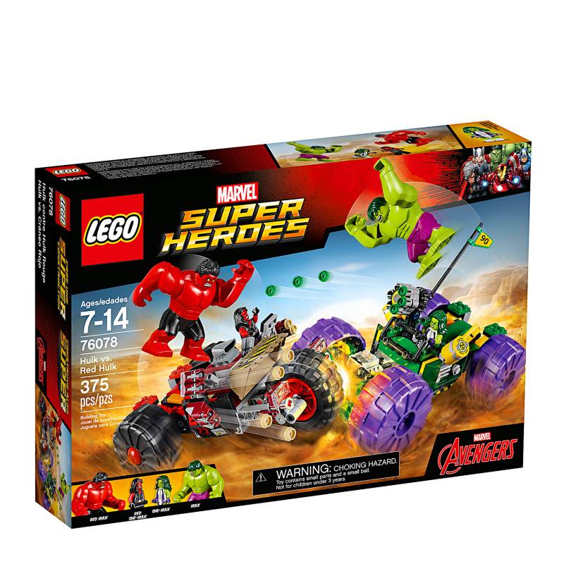 LEGO - Set Marvel: Hulk vs. Hulk Rojo