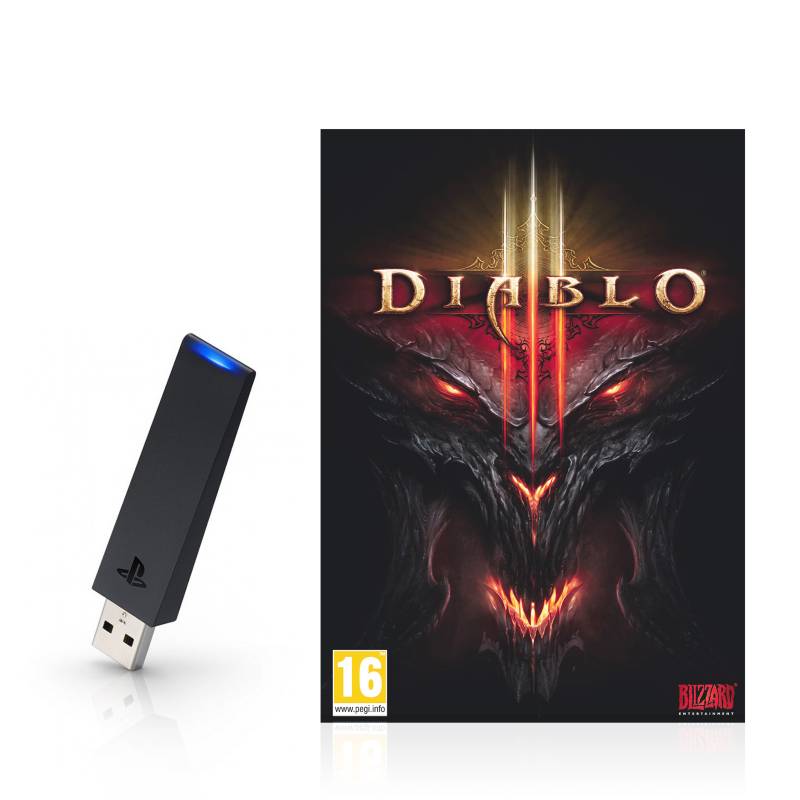 GENERICO - Juego Para PC Diablo 3 + Adaptador Wireless