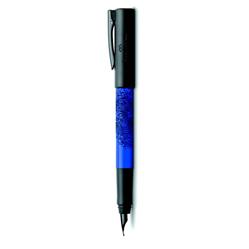 FABER-CASTELL - Pluma WRITink M Print Azul