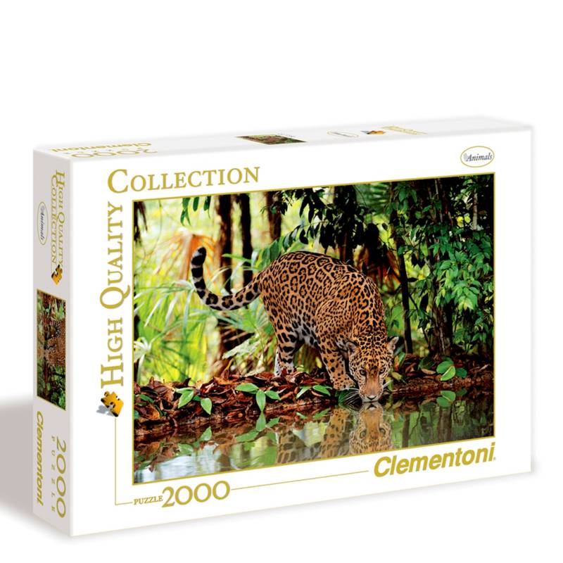 CLEMENTONI - Rompecabezas 2000 Pzas: Leopardo