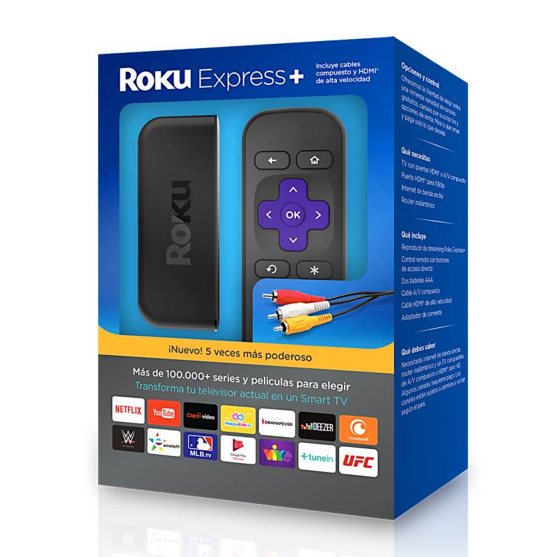ROKU - Reproductor de Streaming Roku Express Plus