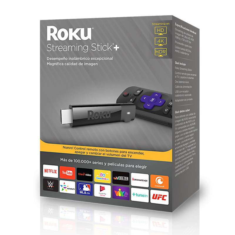 ROKU - Reproductor Roku Streaming Stick Plus