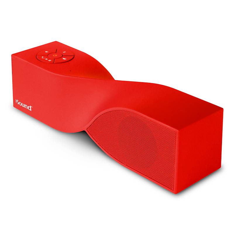 ISOUND - Parlante Bluetooth Twist Mini Rojo