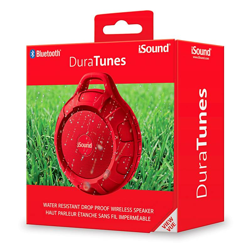ISOUND - Parlante Bluetooth Duratunes Rojo