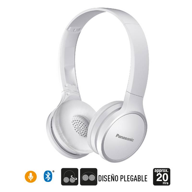 PANASONIC - Audífonos Bluetooth HF400B Blanco