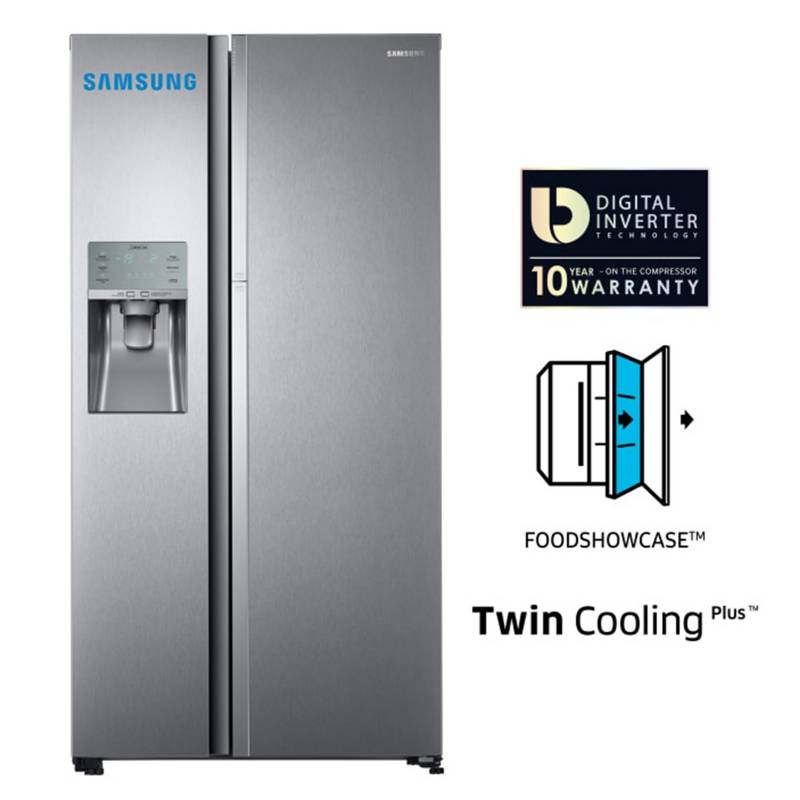 SAMSUNG - Refrigerador Side by Side RH58K6687SL/PE Silver