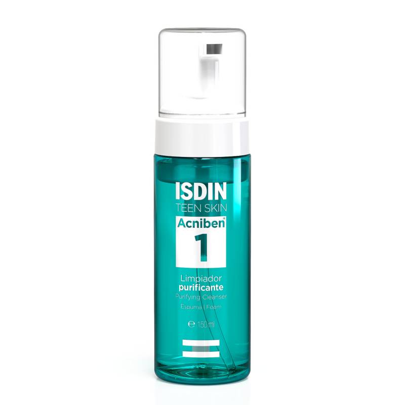 ISDIN - ISDIN Acniben Purifying Cleanser 150ML - Limpiador facial purificante espuma para piel grasa/tendencia acneica