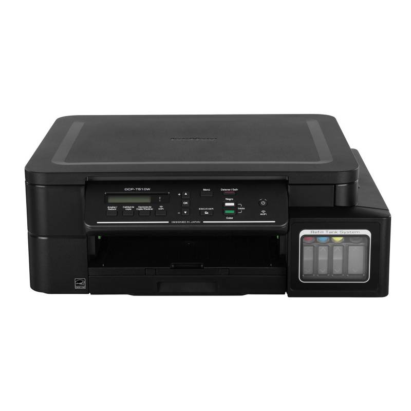 BROTHER - Impresora Multifuncional DCP-T510W Negro