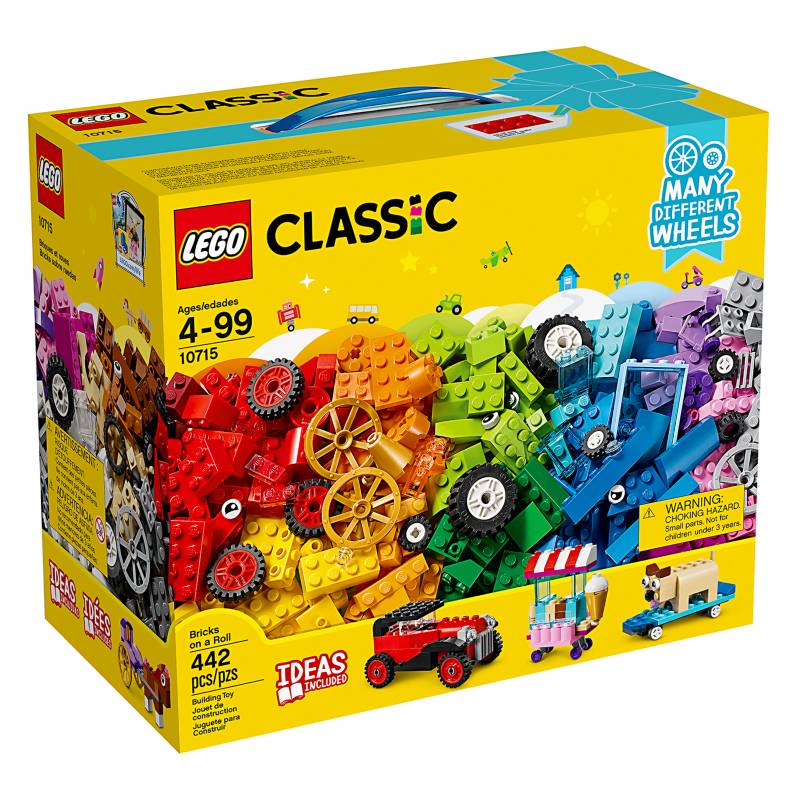 LEGO - Set Classic: Ladrillos Sobre Ruedas