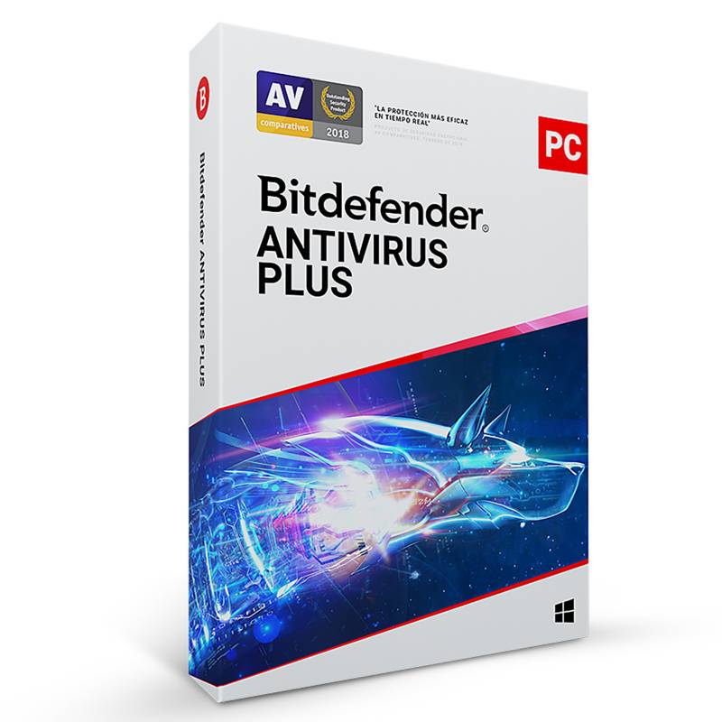 BIT DEFENDER - Antivirus Plus 1 Pc