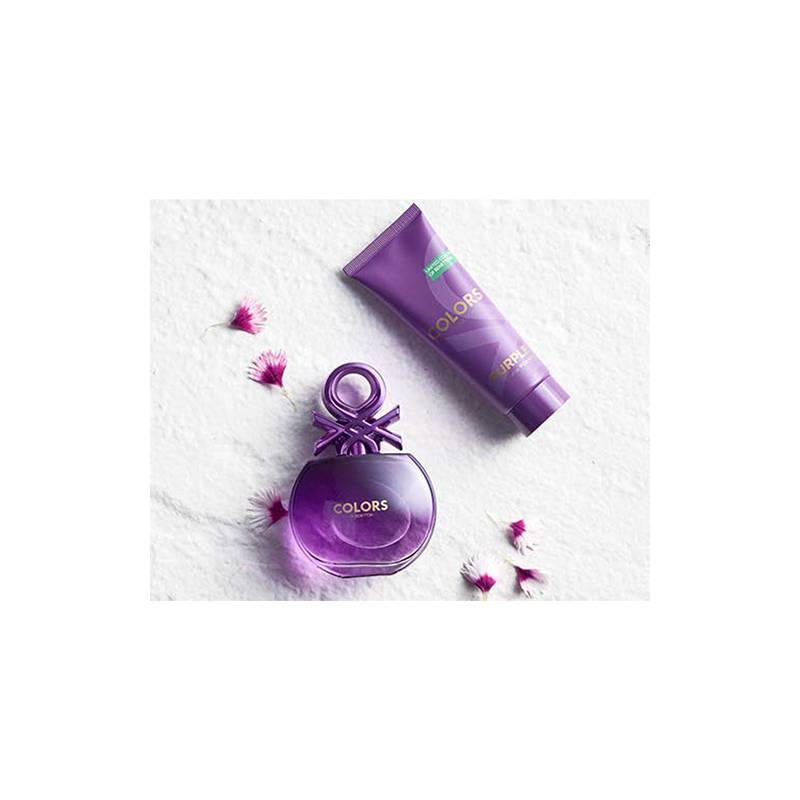 BENETTON - Estuche Mujer Colors Purple 80 ml + Bl 75 ml