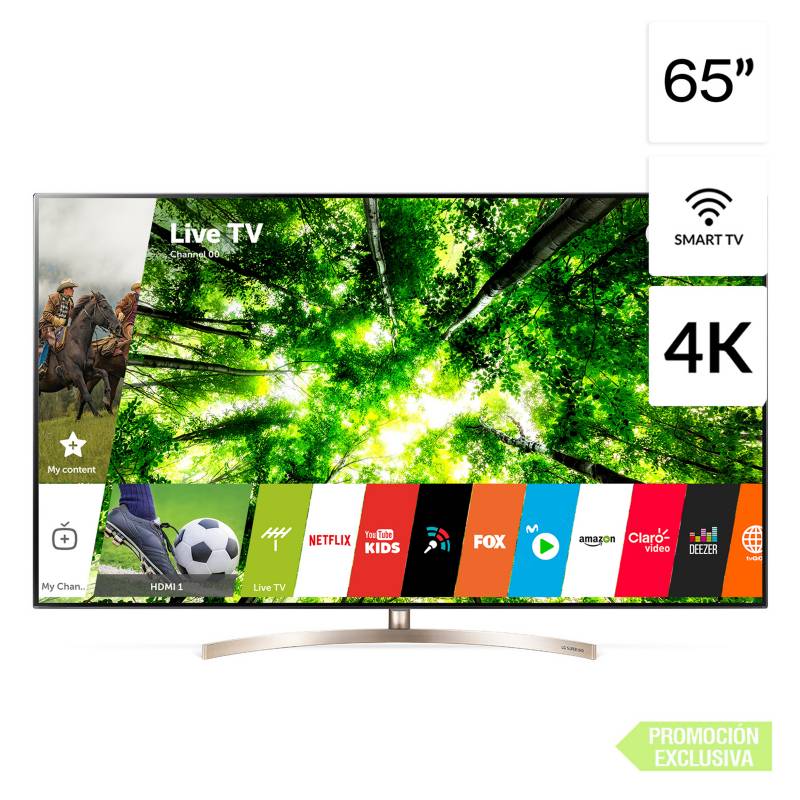 LG - Televisor 65" NanoCell SMART TV AI 65SK9500