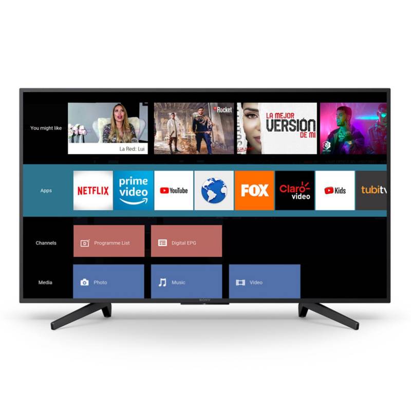 SONY - Televisor 55" 4K Ultra HD Smart TV KD-55X725F LA8