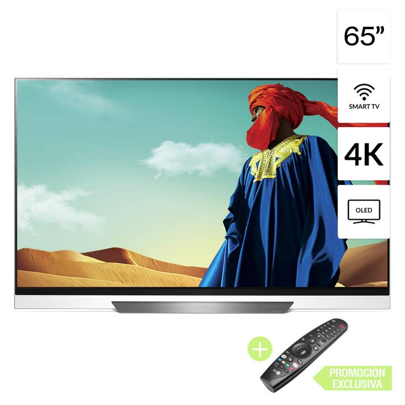LG - Televisor OLED 65" 4K UHD SMART TV OLED65E8PSA