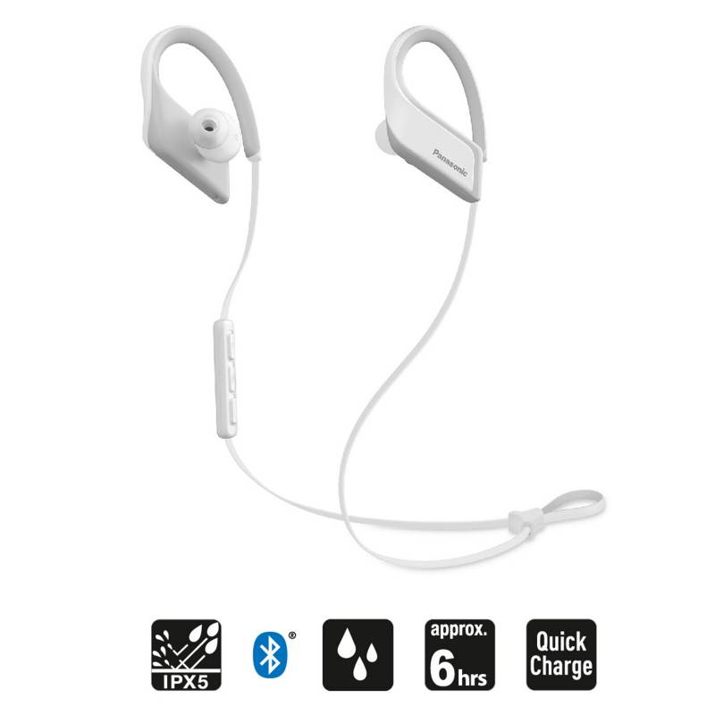 PANASONIC - Audífonos Bluetooth Deportivos BTS35 Blanco