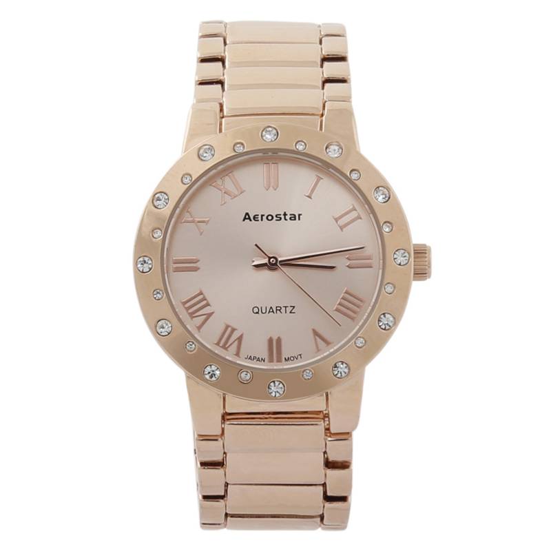 AEROSTAR - Reloj Mujer Análogo De Acero 5796