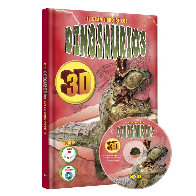 LEXUS - El gran libro de los dinosaurios 3d + dvd