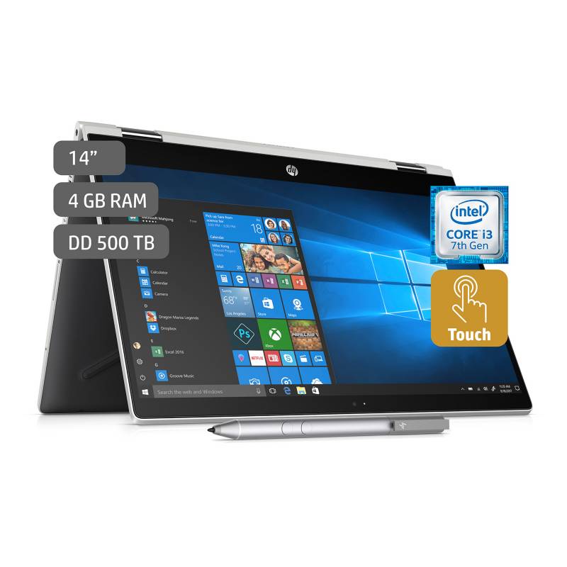 HP - Notebook 14" Intel Ci3 4GB 500GB