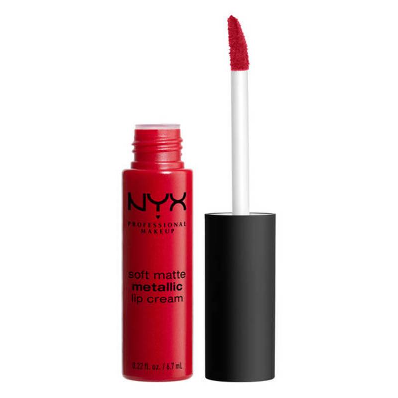NYX Professional Makeup - Labial Soft Matte Metálico 