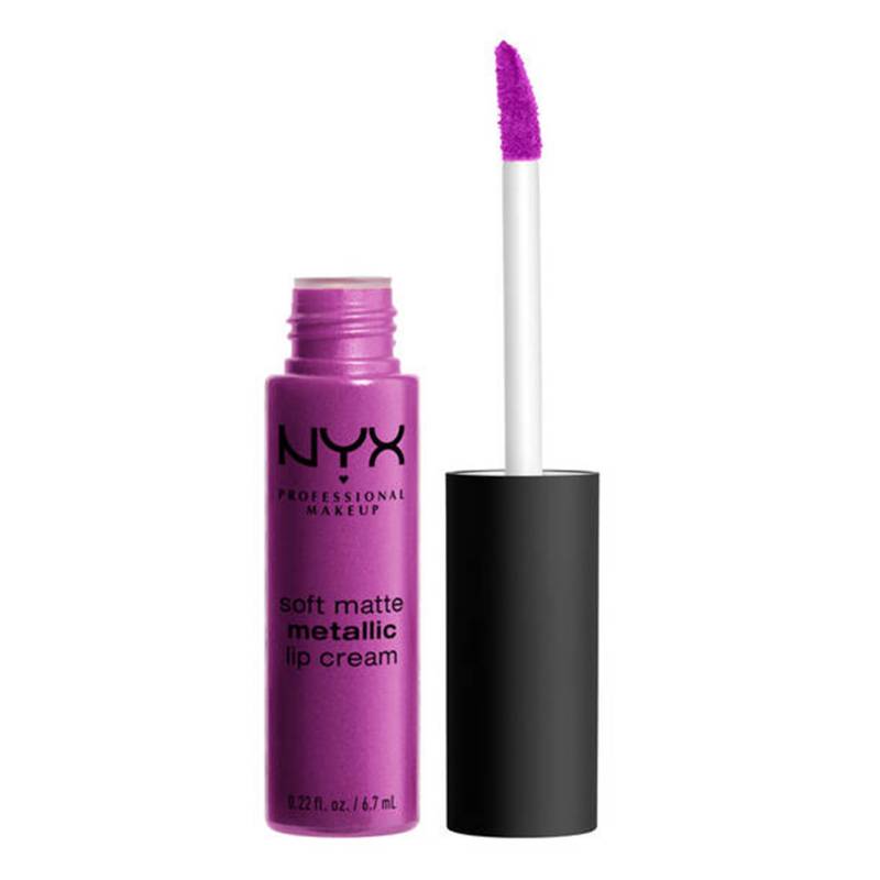 NYX Professional Makeup - Labial Soft Matte Metálico 