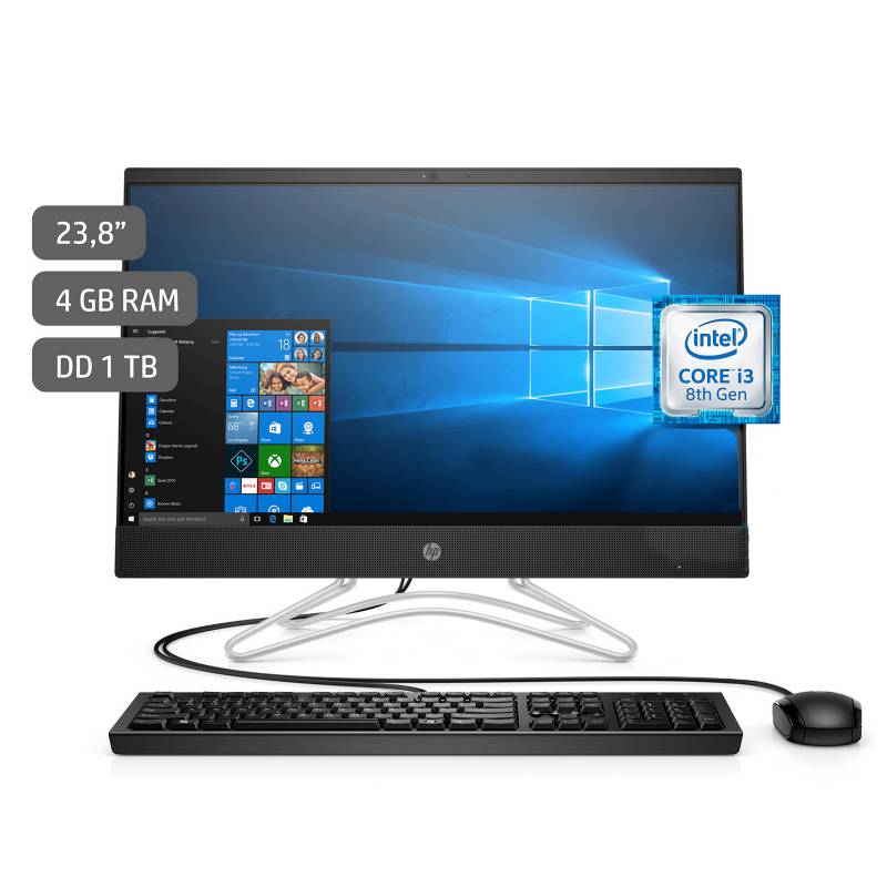 HP - All In One 24-F008LA 23,8" Intel CoreI3 1TB 4GB