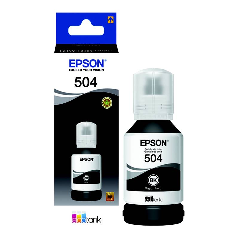 EPSON - Botella de tinta Negra T504