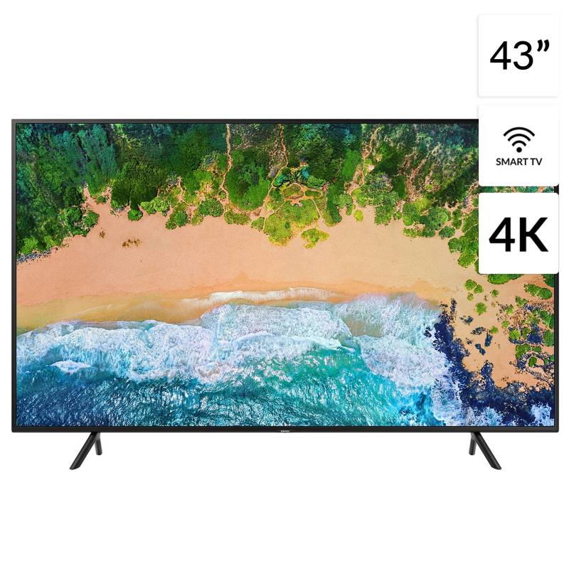 SAMSUNG - Televisor 43" 4K Ultra HD Smart TV UN43NU7100GXPE