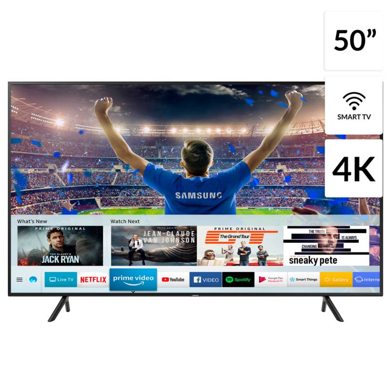SAMSUNG - Televisor 50" 4K UHD SMART TV UN50NU7100GXPE