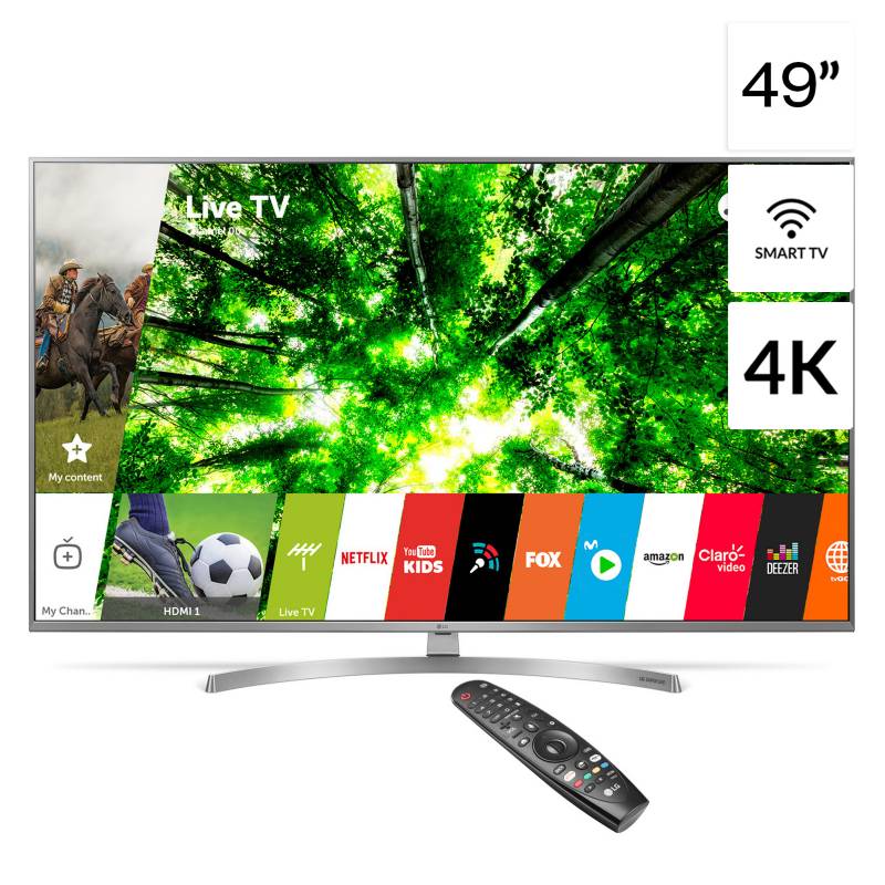 LG - Televisor 49" 4K Ultra HD Smart TV 49UK7500