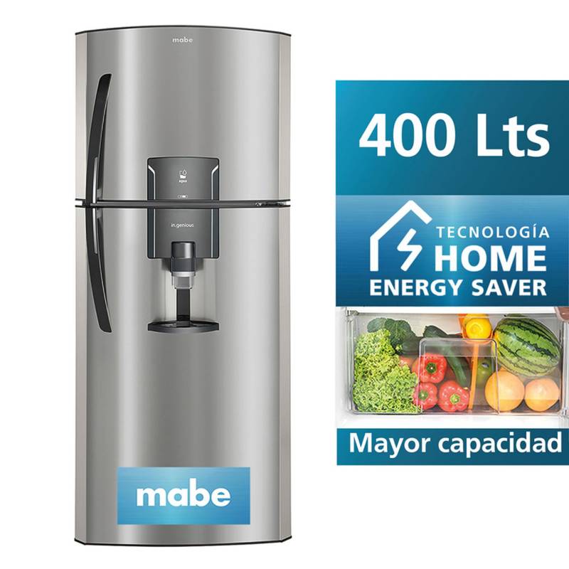 MABE - Refrigeradora Mabe No Frost 400L INOX