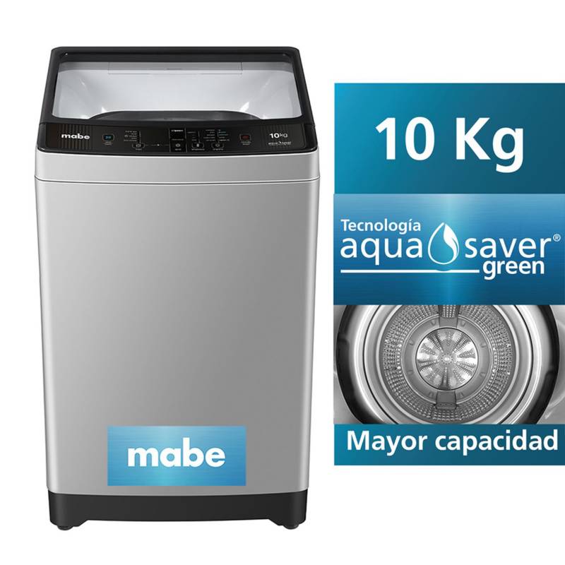 MABE - Lavadora Mabe Silver 10 kg