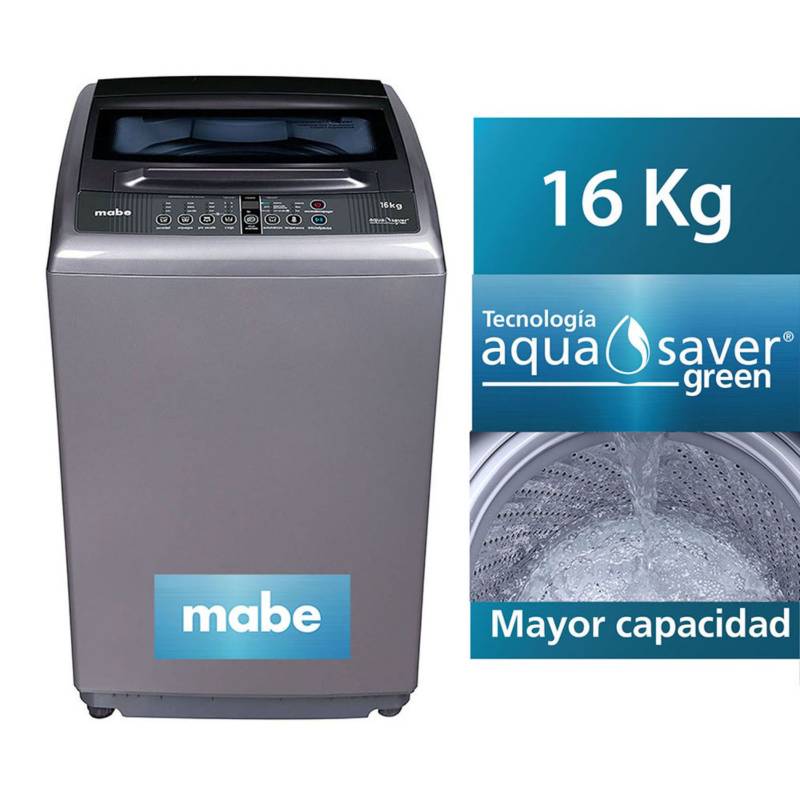 MABE - Lavadora Mabe Silver 16 kg