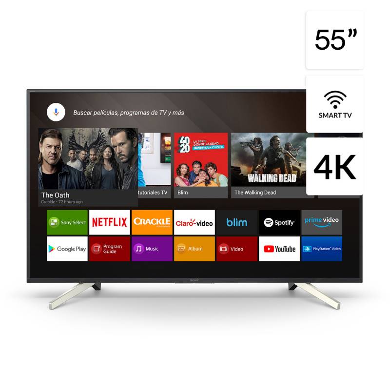 SONY - Televisor 55" 4K UHD SMART TV KD-55X755F  LA8
