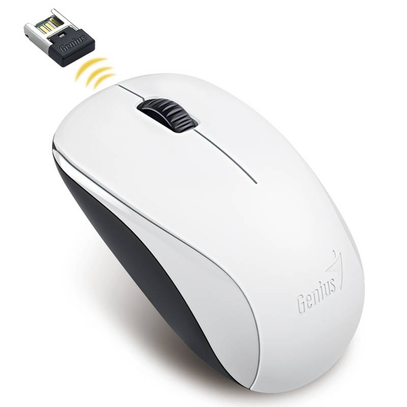 GENIUS - Mouse Inalámbrico NX 7000 Blanco