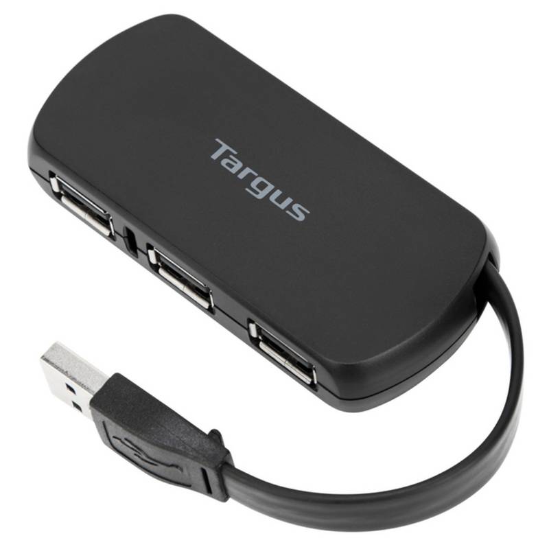 TARGUS - Hub 4 Puertos USB 2.0 ACH114US Negro