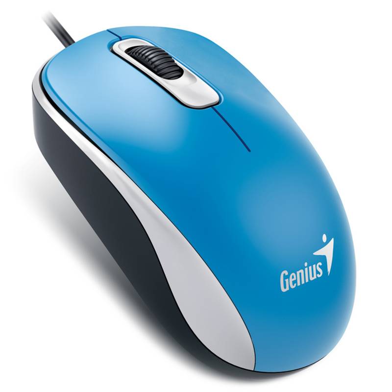 GENIUS - Mouse Dx-110 Usb Optico Azul