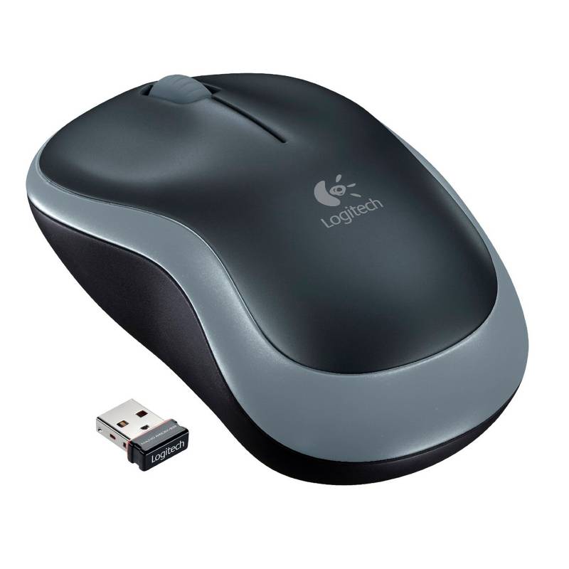 LOGITECH - Mouse M185 Wireless Gris