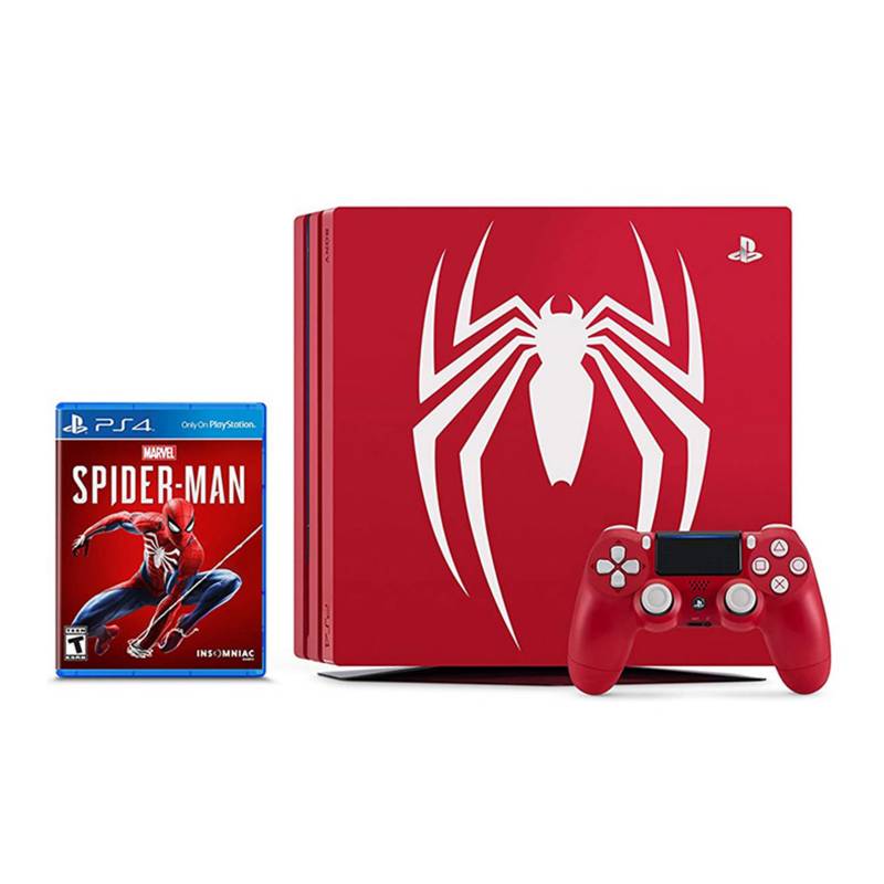 SONY - Consola PS4 1TB Pro Spiderman