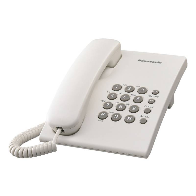 PANASONIC - Teléfono Alámbrico KX-TS500LXW