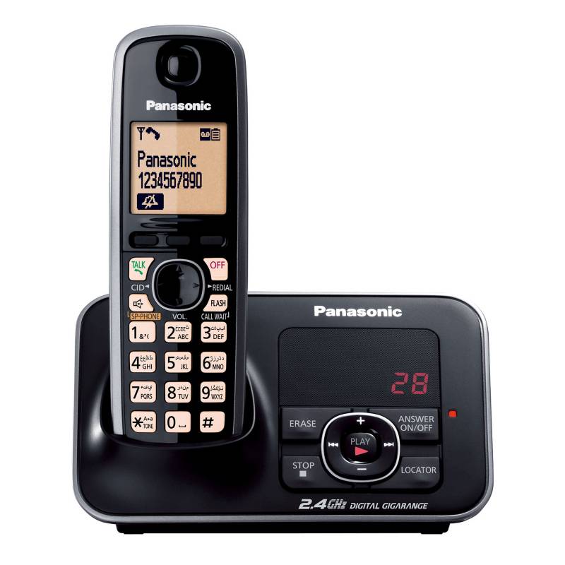 PANASONIC - Teléfono Inalámbrico KX-TG3721LCB