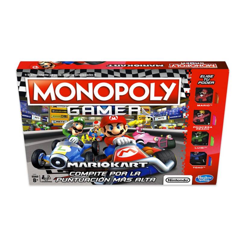 HASBRO GAMES Monopoly Mario Kart Gamer - Falabella.com