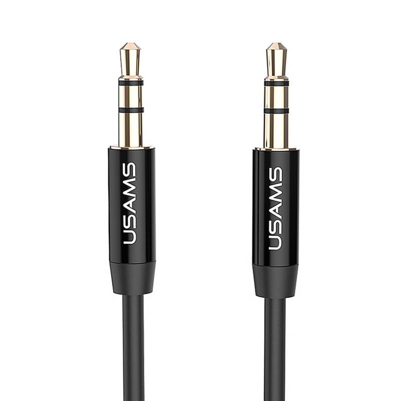 USAMS - Cable Audio Auxiliar Negro Yp-01