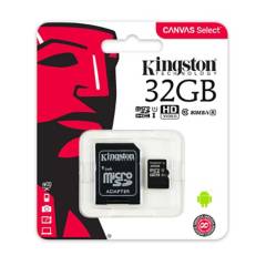 KINGSTON - Memoria Micro SD Kingston Canvas 32GB Clase 10 UHS-I