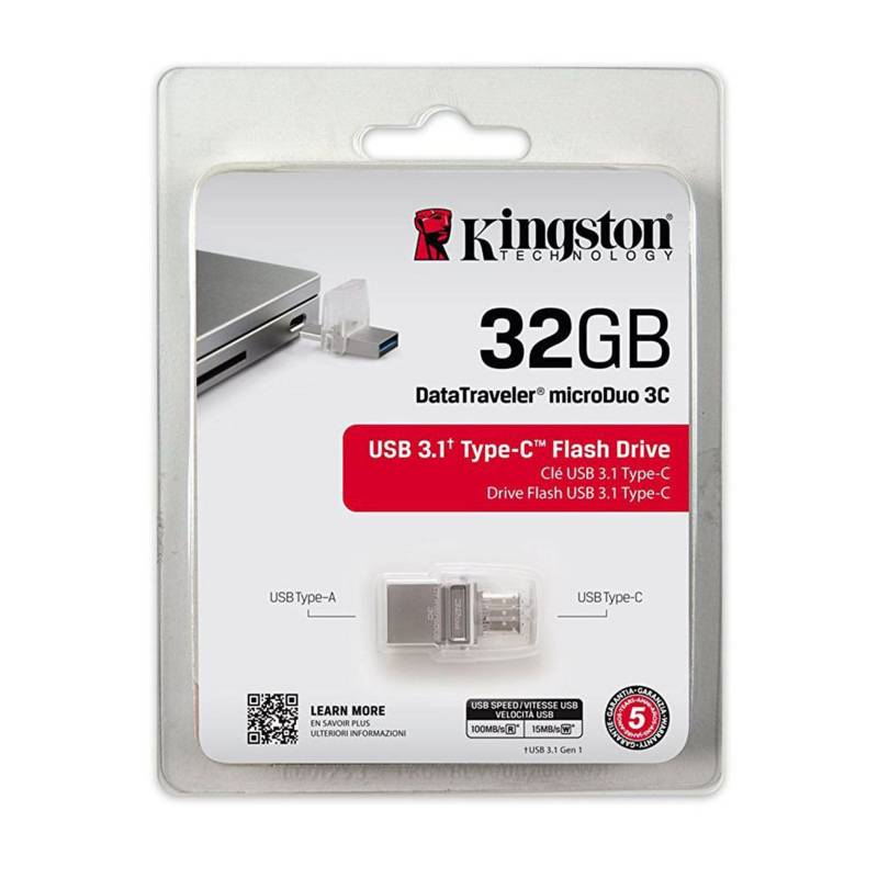 KINGSTON - Memoria MicroDuo 3C Kingston 32GB OTG