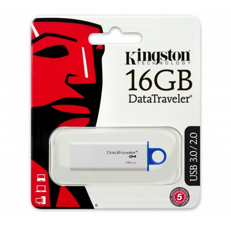 KINGSTON - Memoria USB Kingston 16GB DataTraveler G4