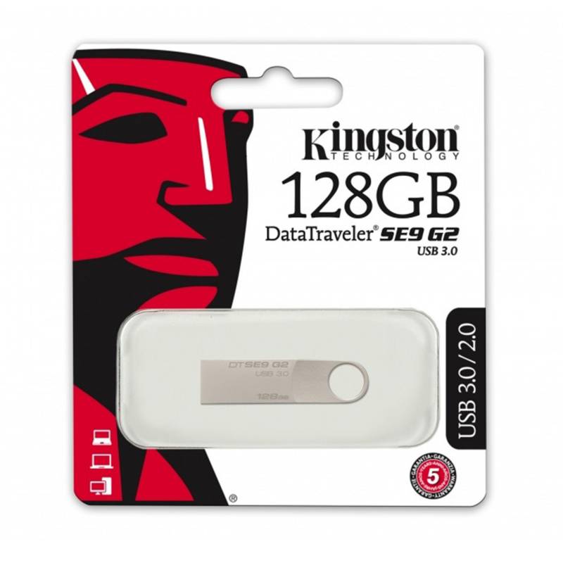 KINGSTON - Memoria USB Kingston 128GB DataTraveler SE9 G2