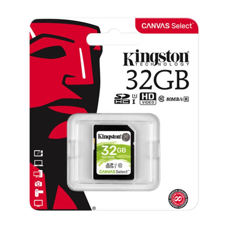 KINGSTON - Memoria SD Kingston 32GB UHS-I Clase 10