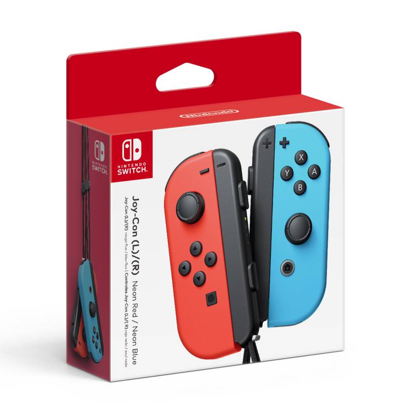 NINTENDO - Nintendo Switch Joy-Con (L) / (R)  Neon Red / Neon Blue